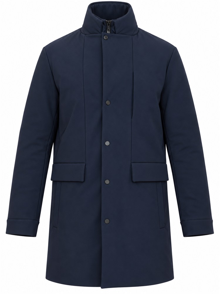 Giubbino Trussardi uomo in nylon waterproof blu