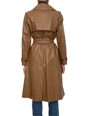 Trench Soledad Marella in tessuto spalmato cammello in DONNA