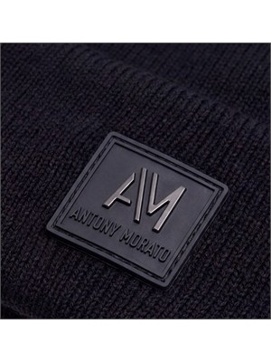 Berretto Antony Morato in maglia nera in UOMO