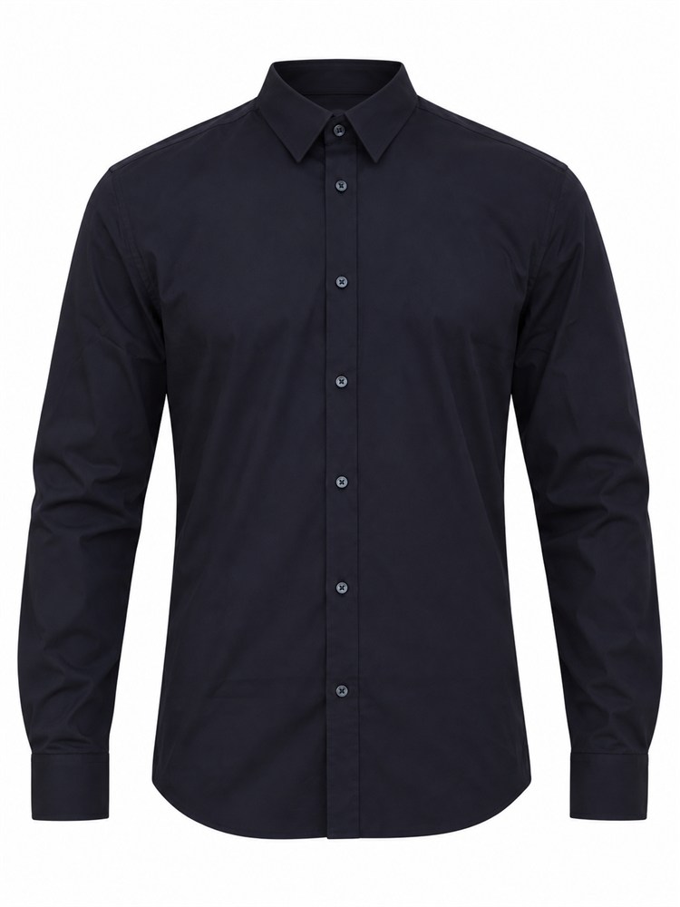 Camicia Antony Morato in popeline di cotone blu