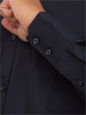 Camicia Antony Morato in popeline di cotone blu in UOMO