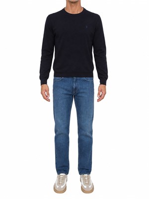 Maglia Trussardi uomo in viscosa blu in UOMO