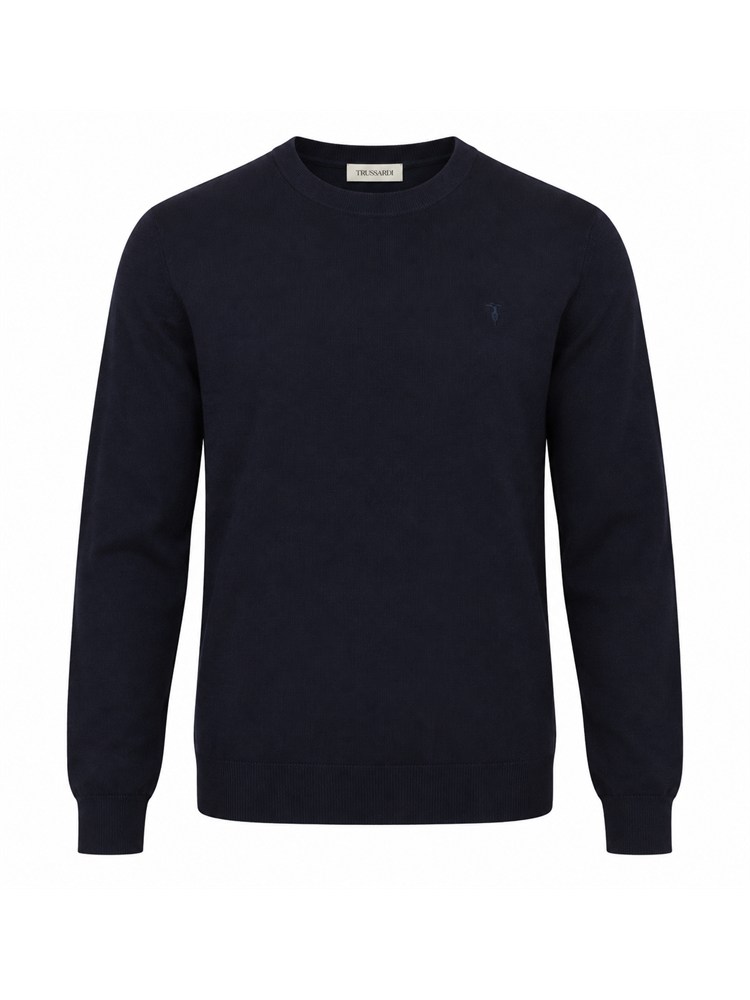 Maglia Trussardi uomo in viscosa blu