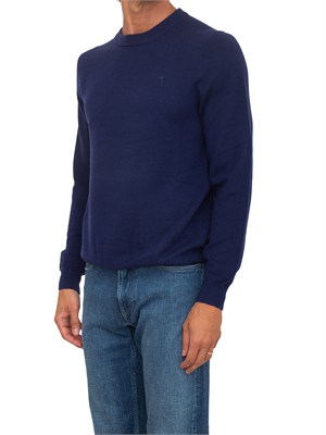 Maglia Trussardi uomo in lana blu in UOMO