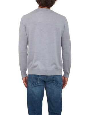 Maglia Trussardi uomo in pura lana grigia in UOMO