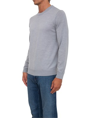 Maglia Trussardi uomo in pura lana grigia in UOMO