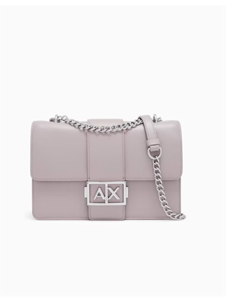 Borsa Armani Exchange ecopelle lilla