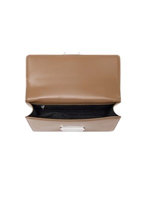 Borsa Armani Exchange ecopelle cuoio in DONNA