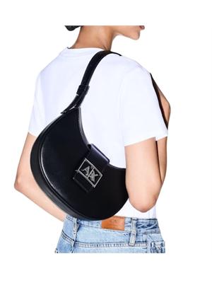 Borsa nera Armani Exchange donna ecopelle nera in DONNA