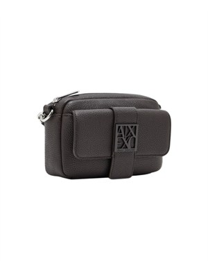 Borsa Armani Exchange donna in ecopelle marrone in DONNA