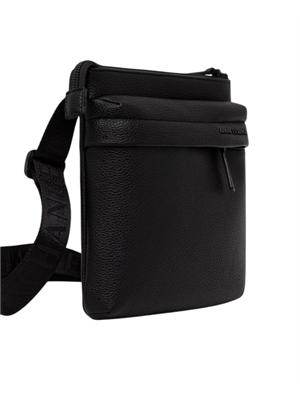orsello Armani Exchange uomo in ecopelle nera in UOMO