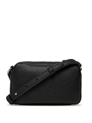 Borsa a tracolla Armani Exchange in ecopelle nera in DONNA