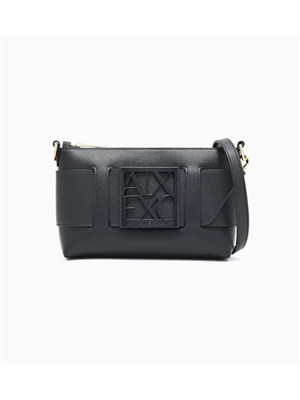 Borsa Armani Exchange donna ecopelle nera in DONNA