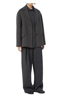 Pantalone Taro 'S Max Mara in tela di pura lana stretch grigio in DONNA