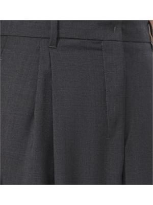 Pantalone Taro 'S Max Mara in tela di pura lana stretch grigio in DONNA