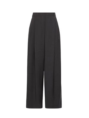 Pantalone Taro 'S Max Mara in tela di pura lana stretch grigio in DONNA