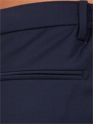 Pantaloni Aiace Galassi misto lana blu in UOMO