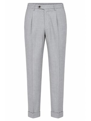 Pantaloni Aiace Galassi misto lana grigio in UOMO