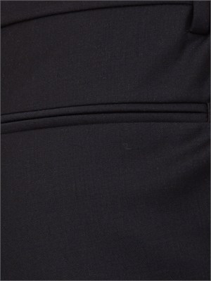 Pantaloni Aiace Galassi misto lana neri in UOMO