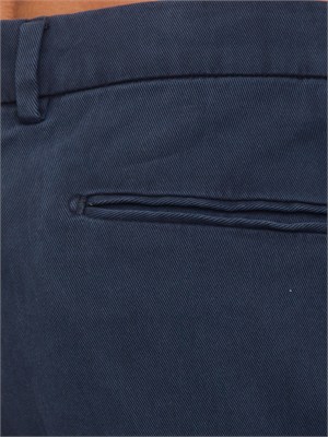 Pantaloni Aiace Galassi misto cotone blu in UOMO