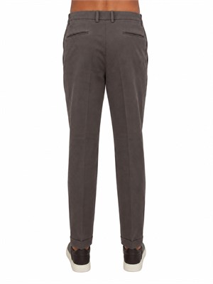 Pantaloni Aiace Galassi misto cotone marrone in UOMO