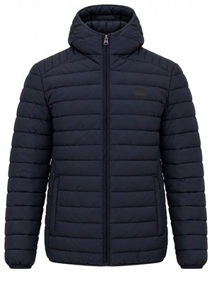 Giubbino Trussardi uomo in nylon crinkle blu in UOMO