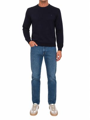 Maglia Trussardi uomo in pura lana blu in UOMO