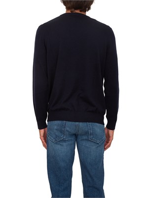 Maglia Trussardi uomo in pura lana blu in UOMO