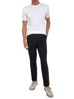 Pantaloni Margutta Briglia in cotone blu in UOMO