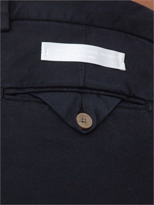 Pantaloni Margutta Briglia in cotone blu in UOMO