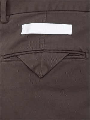 Pantaloni Margutta Briglia in cotone marrone in UOMO