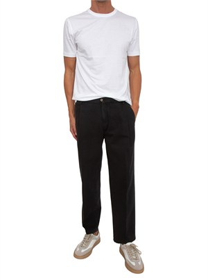 Pantalone Manhattan Briglia 1949 in cotone marrone in UOMO