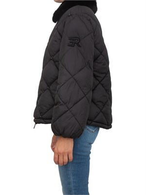 Piumino Ermanno Firenze in nylon superlight nero in DONNA