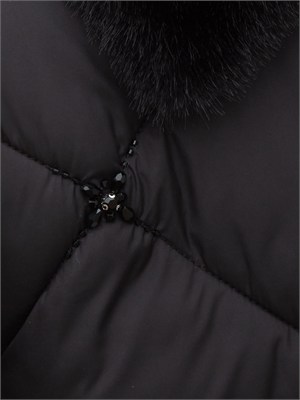 Piumino Ermanno Firenze in nylon superlight nero in DONNA