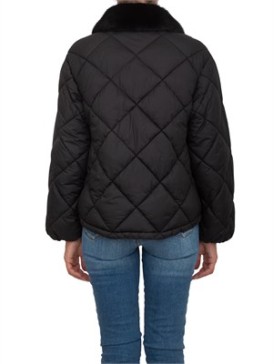 Piumino Ermanno Firenze in nylon superlight nero in DONNA