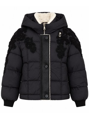 Piumino Ermanno Firenze in nylon superlight nero in DONNA