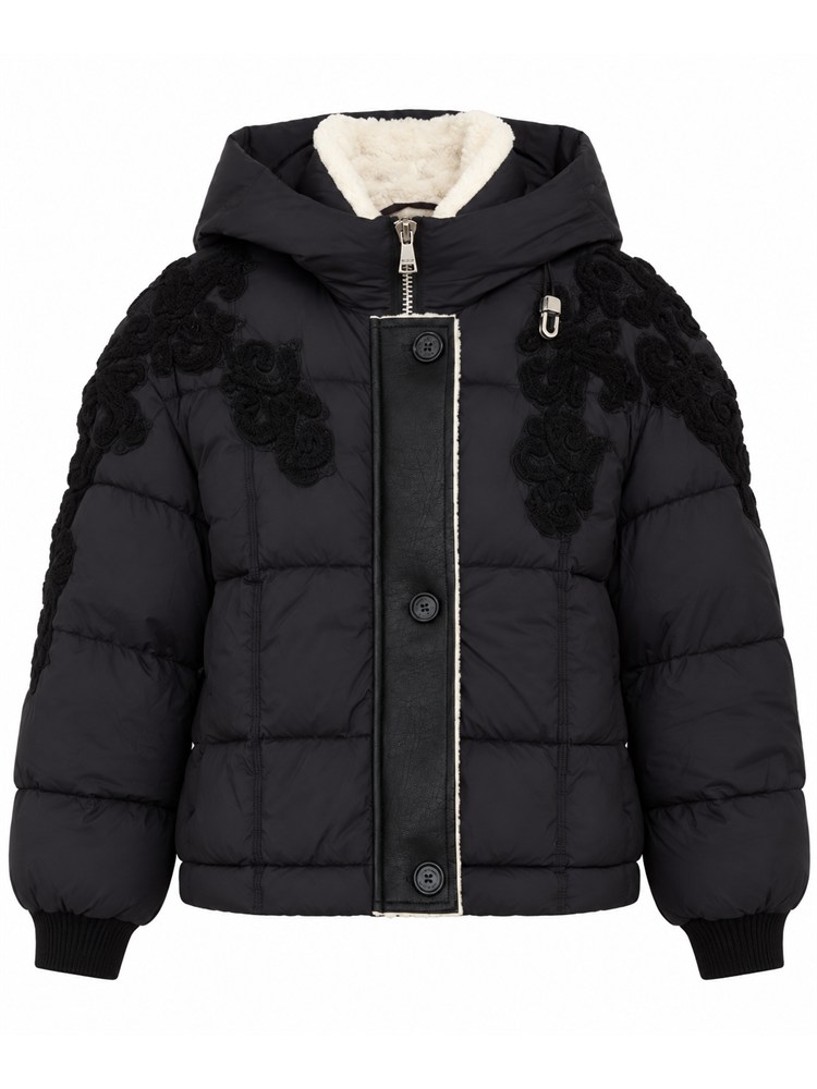 Piumino Ermanno Firenze in nylon superlight nero