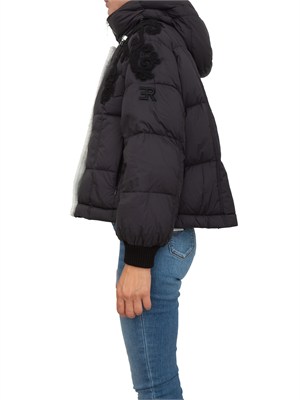 Piumino Ermanno Firenze in nylon superlight nero in DONNA
