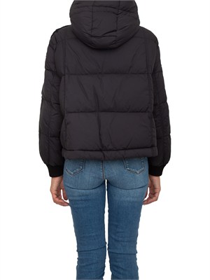 Piumino Ermanno Firenze in nylon superlight nero in DONNA