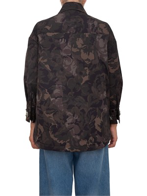 Giacca overshirt imbottita Barengo Pinko camouflage in DONNA