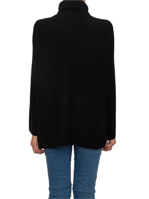 Maglia nera Camaro PINKO in misto lana in DONNA