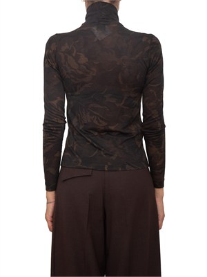 Maglia dolcevita Brendola Pinko in misto lana camouflage in DONNA