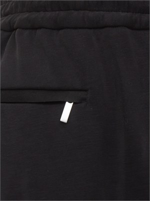 Pantalone tuta Aiace Galassi in tessuto nero in UOMO
