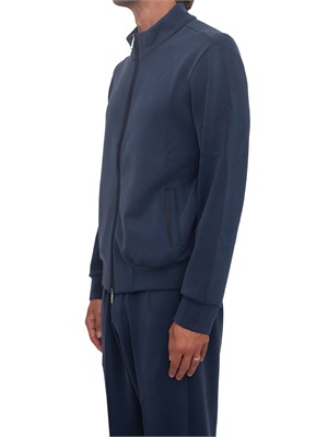 Felpa Aiace Galassi in tessuto blu in UOMO