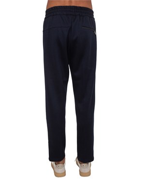 Pantalone tuta Aiace Galassi misto lana blu in UOMO