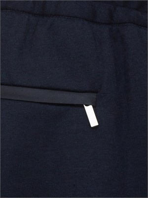 Pantalone tuta Aiace Galassi misto lana blu in UOMO