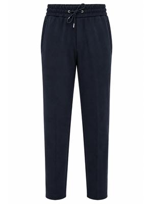 Pantalone tuta Aiace Galassi misto lana blu in UOMO