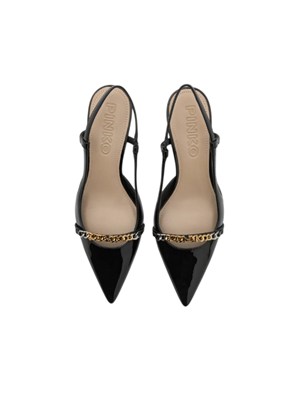 Decollete Pinko in vernice nera in DONNA