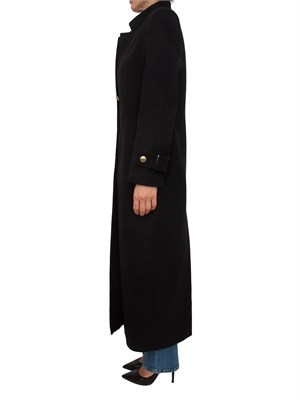Cappotto nero Verici Pinko in misto lana e cashmere in DONNA