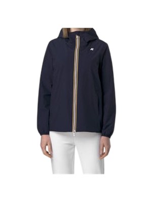 Giubbino Marguerite K-Way donna in tessuto blu in DONNA